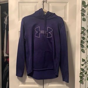 dark purple under armor sweatshirt